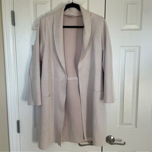 Longline blazer cardigan